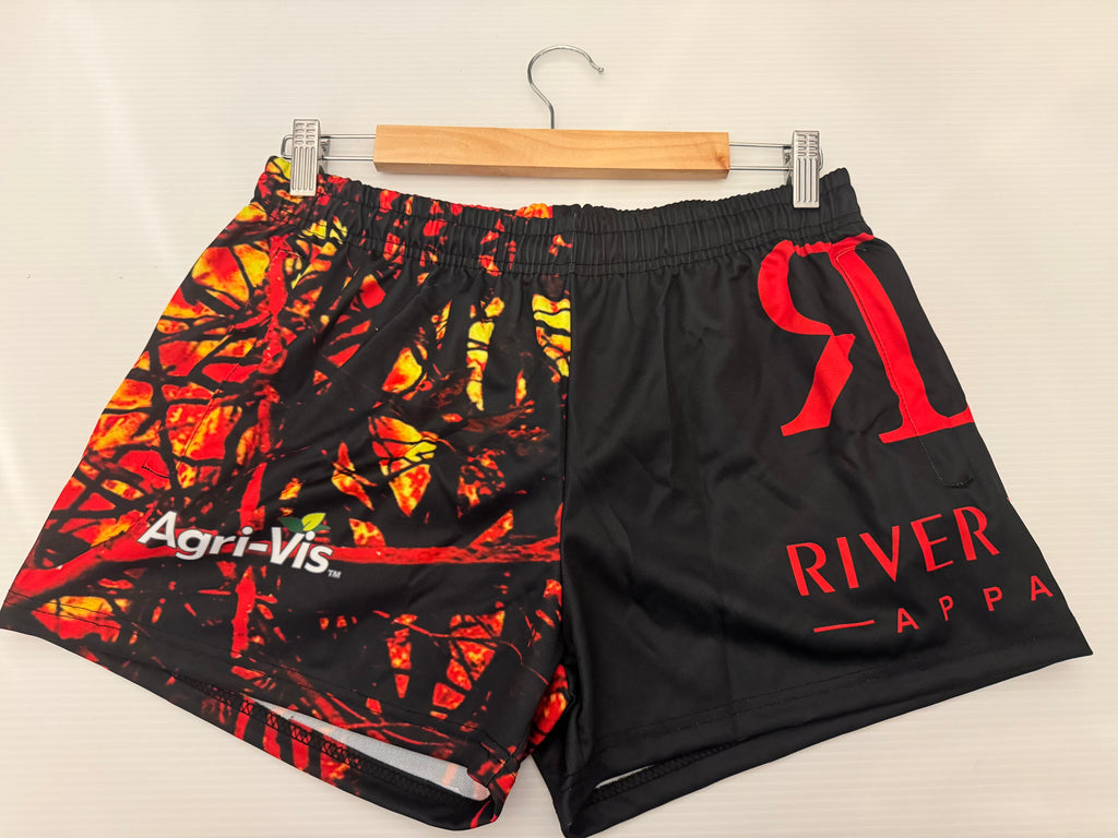River Ridge Apparel Footy Shorts Red Camo
