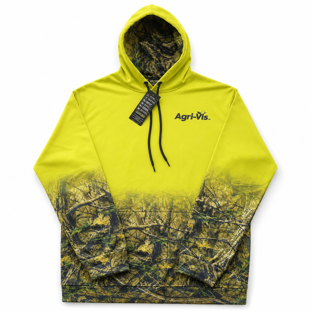 Agri-Vis livestock Hoodie Jumper – Lime
