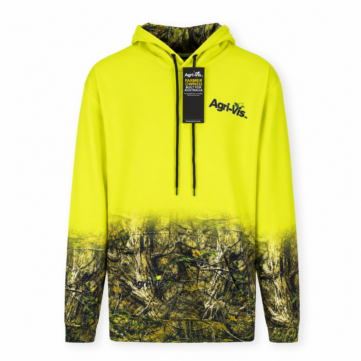Agri-Vis livestock Hoodie Jumper – Lime