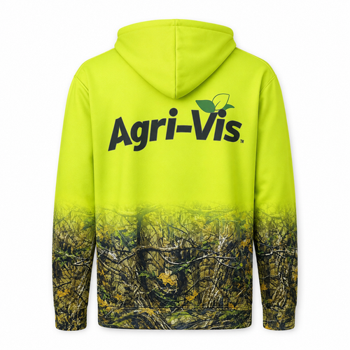 Agri-Vis livestock Hoodie Jumper – Lime